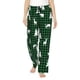 thumbnail image 1 of Balery Christmas tree green plaid Pantalones de pijama para mujer, pijamas ultraligeros, pantalones de estar por casa-XX-Large, 1 of 6