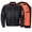 Black, variant on Plus-Size Men's MA-1 Pilot Jacket, Lightweight Full-Zip Casual Outerwear