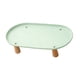 thumbnail image 5 of Soporte elevado antideslizante para comedero de gatos, estación de alimentación lavable. Verde 38cmx21cm, 5 of 9