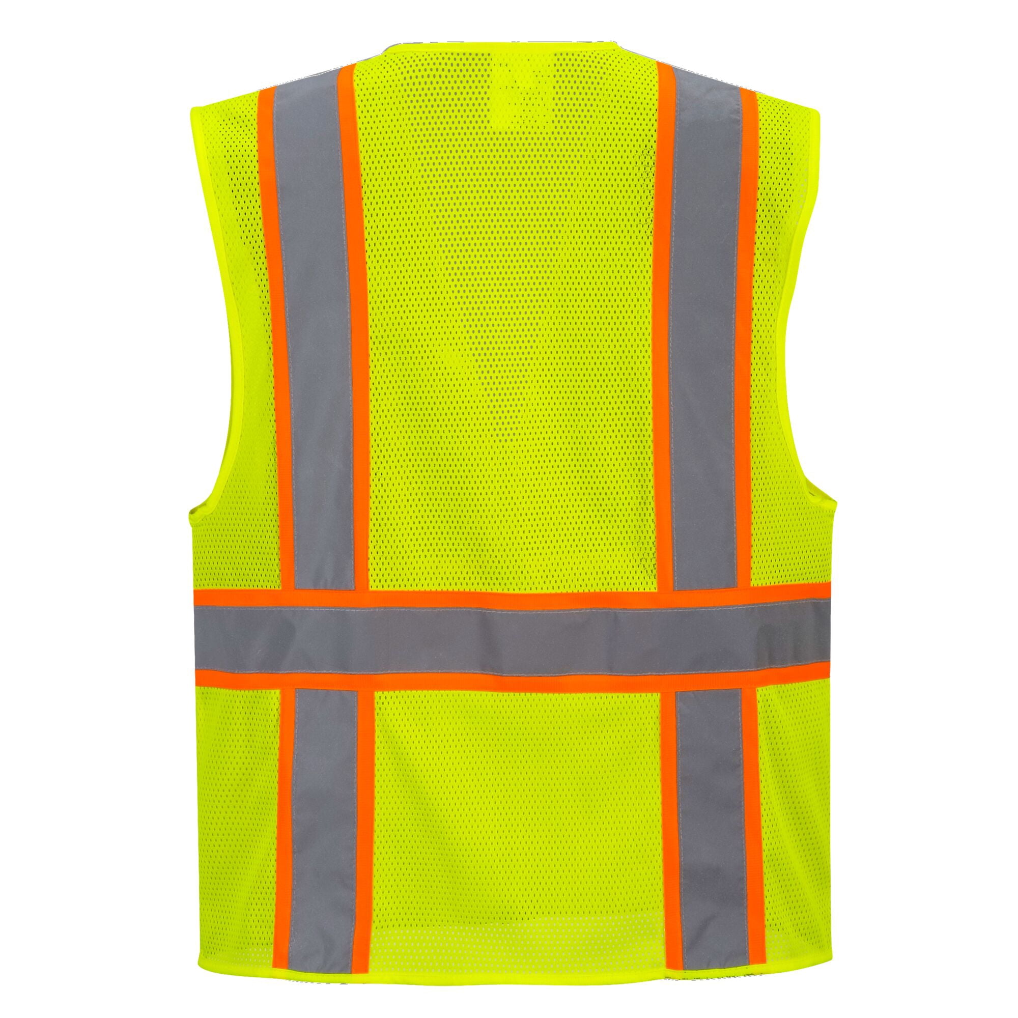 Portwest US372 Jackson Contrast Hi-Vis Safety Vest Yellow, X-Large