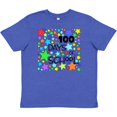 thumbnail image 3 of Inktastic 100 Days of School Colorful Stars Youth T-Shirt, 3 of 5