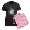 thumbnail image 5 of CafePress - Bichon Frise Women's Dark Pajamas - Women's Short Sleeve Print T-Shirt and Pants Dark Cotton Pajama Set, 5 of 7