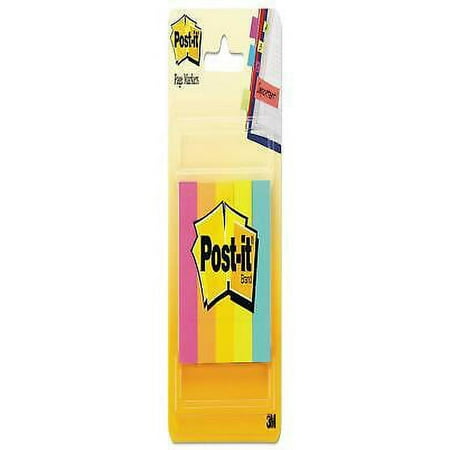 2PK Page Flag Markers, Assorted Brights, 100 Strips/Pad, 5 Pads/Pack