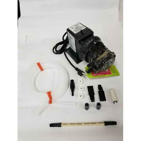 Stenner Pump 85mhp2 - Stenner Peristaltic Pump Adjustable Head - Rated at 0.8 to 17 gpd adjustable head. Rated at 100 psi. - Ideal Chlorine Injection Pump. 120 Volts, Model number (Best Rated Ed Pump)