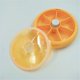 thumbnail image 3 of Kearding Contenedor giratorio para pastillas de 7 días, caja divisora ​​de pastillas de limón, organizador de pastillas, caja de medicinas, Almacenamiento y organización del hogar naranja Kearding JJ22268-02, 3 of 5