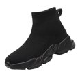 thumbnail image 2 of Willtoo Girls Breathable Athletic Sneakers Lightweight Outdoor Tennis Sock Shoes, 2 of 6