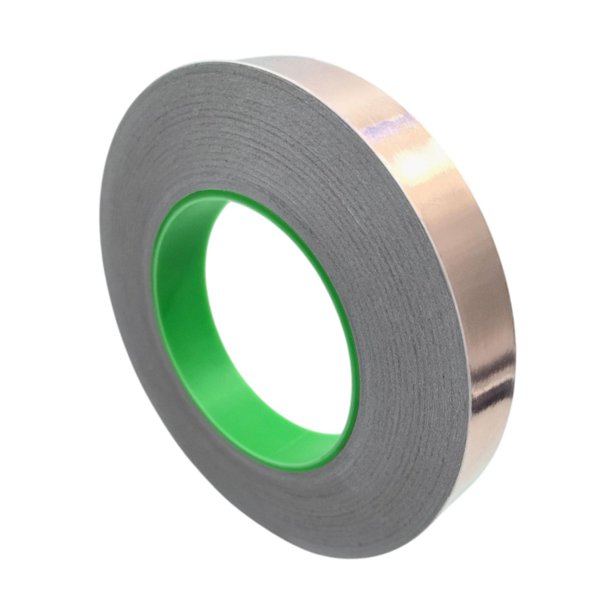Cinta de Cobre de 20m Cape Fácil de Usar Adhesivos de Aluminio Portátil Toque con Adhesivos Conductores para La Guitarra EMI Crafts Glass Glass 20 mmx20m
