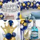 thumbnail image 3 of Happy Birthday Decorations for Men Navy Blue Gold Birthday Party Decorations Boys Balloon Arch Kit Navy Blue Gold Silver Party Supplies Decorations, 3 of 4