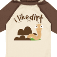 thumbnail image 4 of Inktastic I Like Dirt Earthworm Boys or Girls Long Sleeve Baby Bodysuit, 4 of 5