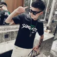 thumbnail image 5 of Camiseta de manga corta de verano con gráfico de Katoen para hombre, camisetas de anime para hombre, ropa de calle estampada, ropa genial con alfabeto Kpop, 5 of 5