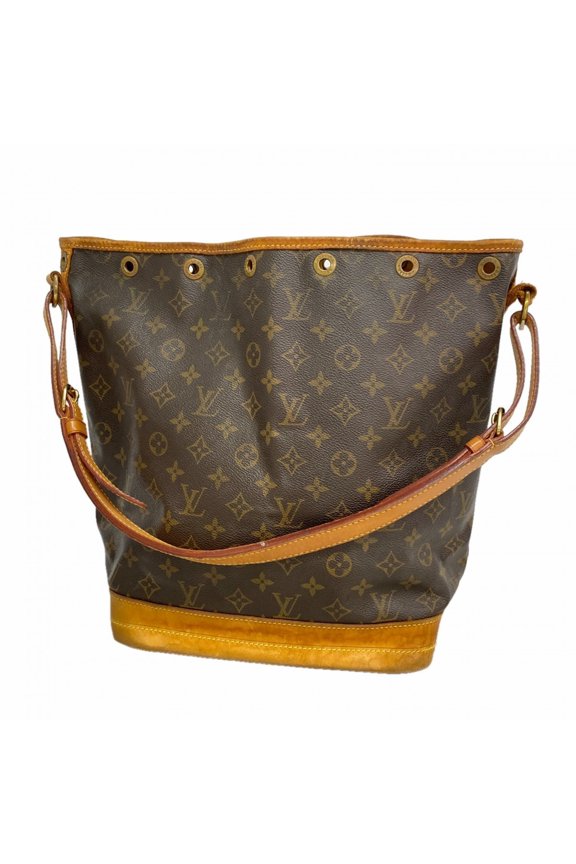 Pre-Owned Louis Vuitton Monogram Noe Shoulder Bag M42224 Brown Women's
