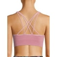 thumbnail image 2 of Avia Women’s Medium Support Seamless High Neck Strappy Back Sports Bra, 2 of 4
