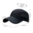thumbnail image 3 of IDALL Baseball Cap Trucker Hat Men And Women Summer Fashion Outdoor Casual Sunscreen Baseball Caps Visors Hats Snapback Hats for Men Hats for Men Gray One Size, 3 of 3