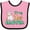 Pink and Black, variant on Inktastic It's My 1st Easter with Cute Chick and Bunny Boys or Girls Baby Bib