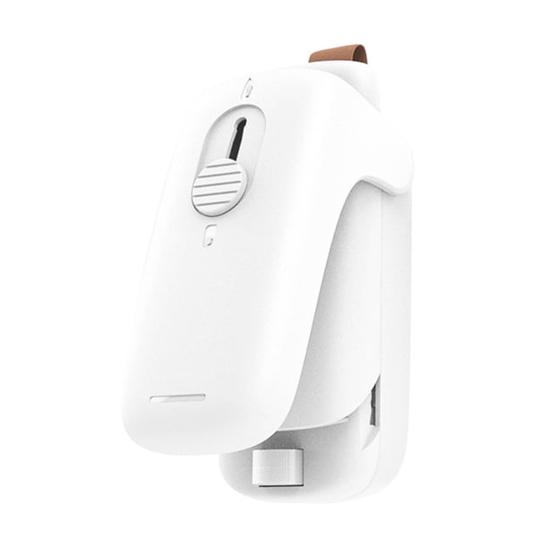 Xihbxyly Mini Selladora de Bolsas, 2 En 1, Selladora Térmica y Cortadora, Portátil, para Conservar La Frescura de Los Alimentos, Ideal para Viajes y Cocina, Tamaño 100 X 65 X 45 Mm.