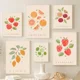 thumbnail image 5 of Grapefruit Raspberry Cherry Banana Lemon Wall Art Canvas Painting Nordic Posters And Prints Wall Pictures For Kitchen Home Decor, 5 of 5