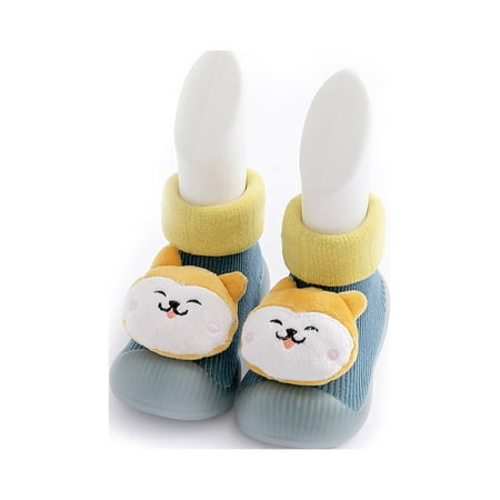 

SIMANLAN Baby Walking Shoe Soft Sole Socks Slipeprs First Walker Floor Sock Shoes Girls Boys Casual Toddler Prewalker Green 5.5C