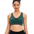 thumbnail image 2 of SAYFUT Women's Front Closure Sport Bra Removable Pads Wirefree Racerback Workout Yoga Bras, 2 of 7