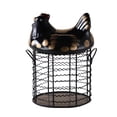 thumbnail image 1 of Ceramic Egg Storage Box Fruit Basket Food Storage Basket Kitchen Household Vegetable Basket 6inches, 1 of 9