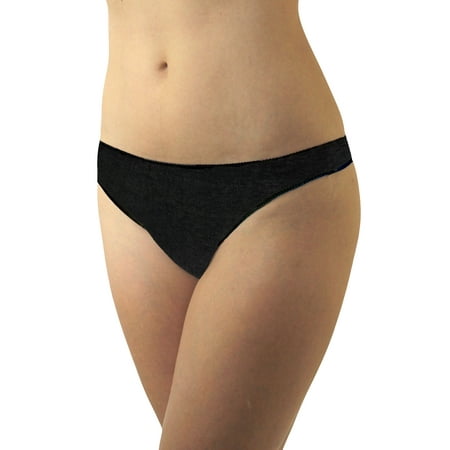 

Underworks Womens Disposable 100% Cotton Thongs - For Travel- Hospital Stays- Emergencies 10-Pack