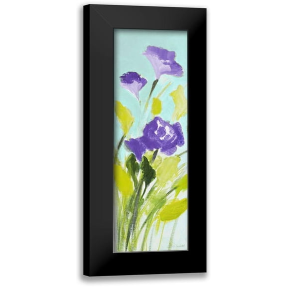 Loreth, Lanie 7x14 Black Modern Framed Museum Art Print Titled - Violet Bella I