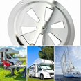 thumbnail image 3 of 3 Pieces Round Ventilation Grille, Stainless Steel Ventilation Rosette Air Vent 125 mm, Adjustable Air Vent Opening Gill Fan, 3 of 4