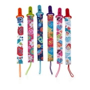 Nuby Infant's 2-Pack Pacifinder Pacifier Clips, Colors May Vary