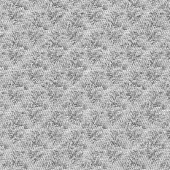 Ahgly Company Indoor Square Patterned Gray Goose Gray Area Rugs, 5' Square