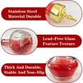 thumbnail image 3 of NOGIS 2pcs Bitters Bottle-1.7oz/50ml Dasher Bottles with Gold Dasher Top , Professional Bar Tool for Making Craft Home Bar and Restaurant (Gold), 3 of 7