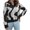 Black, variant on Lilgiuy Women Casual Color Matching Pullover Long Sleeve V-Neck Sweater,Blue,6(M) Fall Fashion 2022 Spring Winter