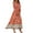 Red, variant on Elegant Long Dresses For Women 2025 Long Sleeve V Neck Vintage Tunic WaistedMaxi Dress Floral Printed Beach Clothes Trendy Boho Dresses