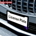 thumbnail image 4 of 2Packs License Plate Frames with Black & Purple Gradient Pattern Design Includes Screws & Caps Full Accessories Included Size 6.3x12.2inch(16x31cm), 4 of 8