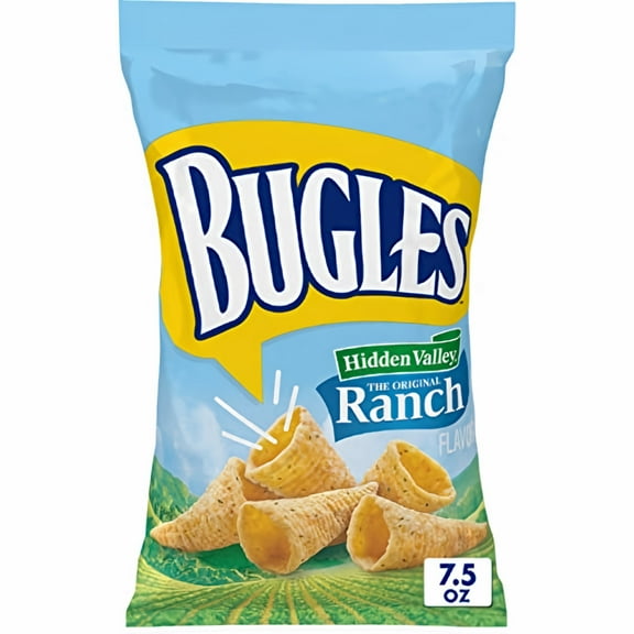 Bugles Crispy Corn Snacks Ranch 7.5 oz (Pack of 5)