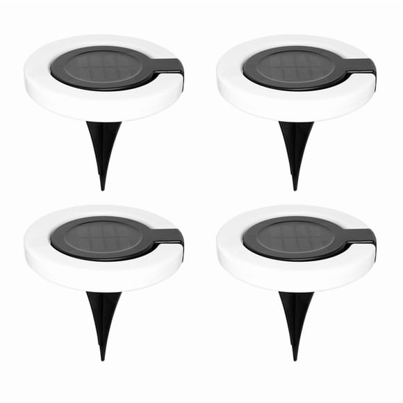 Luces Solares para Exteriores, Luz Ambiental Impermeable, Lámparas Exteriores Empotrables, Iluminación de Pared, Lámpara de Césped, para Decoración de Balcón y Jardín