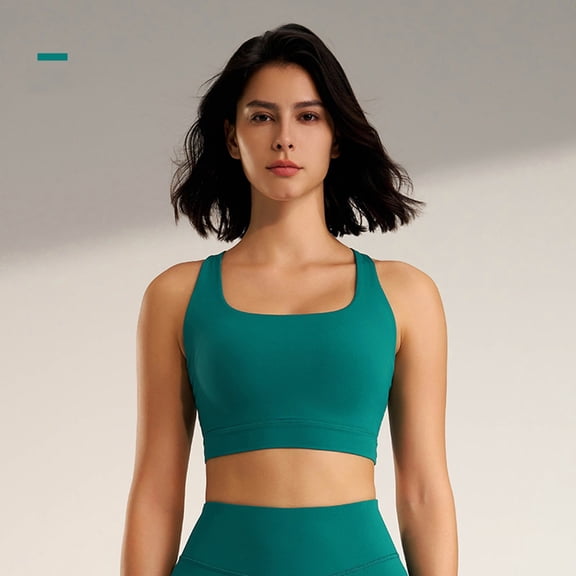 Women's Sports Bras Sports Fitness Bra Yoga Running Bra Dry Wicking Bra Sport Bras for Women ArmyGreen S