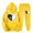 Yellow, variant on VBTAPA Womens 2 Piece Sweatsuit Love Heart Graphic Pullover Hoodies and Jogger Sweatpants Lounge Track Suits Set Casual Jogging Matching Suits Purple S