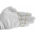 thumbnail image 5 of 10k Yellow Gold Moon Cut Style Link New Solid Chain Necklace 2mm 30", 5 of 5