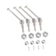thumbnail image 2 of Eje de transmisión CVD 1:16, accesorios para coche RC, piezas de actualización para coche de juguete ligero plata, 2 of 9