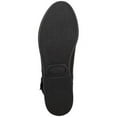 thumbnail image 4 of KAREN SCOTT Womens Black Buckle Accent Comfort Clarett Round Toe Block Heel Zip-Up Slouch Boot 10 M, 4 of 4