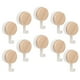 thumbnail image 4 of 10 ganchos de pared de madera, ganchos adhesivos para paredes, ganchos decorativos para llaves y bolsos., 4 of 8