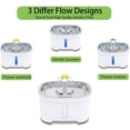 thumbnail image 6 of Cat Water Fountain Stainless Steel, 84oz/2.5L Automatic Pet Water Fountain with Water Level Window and LED Light for Water Shortage Alert, 6 of 7
