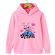 thumbnail image 2 of Suéter de moda urbana de Disney Stitch para niños y niñas, sudadera deportiva para niños, sudadera con capucha para deportes al aire libre, 2 of 4