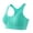 AB284 Mint Green, variant on Front Closure Seamless Yoga Bra For Women Non Padded Wirefree Support Bra Lightweight Comfort Bralette For Everyday Wear