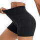 thumbnail image 1 of Gibobby Leggings cortos de yoga para mujer Leggings elásticos de cintura alta para levantamiento de cadera para mujer, pantalones cortos deportivos pa(Negro,G), 1 of 4