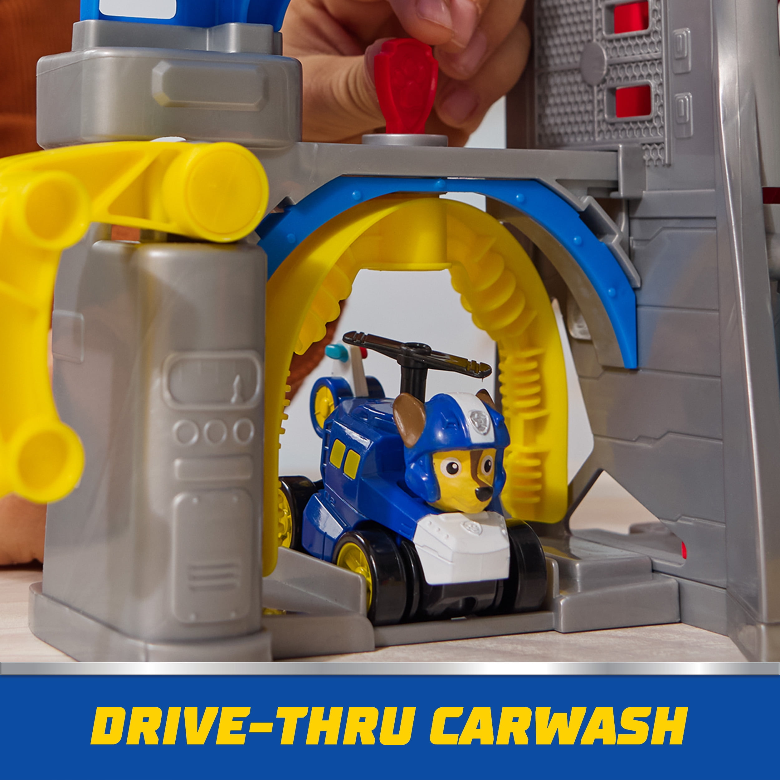 PAW Patrol: Air Rescue, Pup Squad Airport Playset with Chase Vehicle for Kids Ages 3+, Adventure Bay Airport