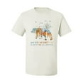 thumbnail image 2 of Wild Bobby, And Into The Forest I Go To Lose My Mind, Animal Lover, Men Graphic Tee, White, Small, 2 of 4