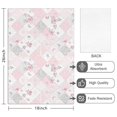 thumbnail image 2 of 2 Pcs Pioneer Flower Floral Print Pattern Kitchen Towels, Funny Microfiber Dish Towel Set, 18" X 26" Tea Towels, 2 of 6
