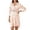 Orange, variant on Gyujnb Maternity Striped Shirt Dress Button Down Long Sleeve With Waist Tie Belt Casual Pregnancy Dress,M