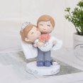 thumbnail image 2 of Figuras de pareja en miniatura de resina para parejas, pastel de mesa, mini amante, escultura, adornos, novias, novio, escultura, decoración de pasteles para boda, 2 of 5