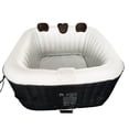 thumbnail image 4 of ALEKO Removable 3-Piece Headrest and Drink Holder Set for Inflatable Hot Tub Spa - Brown, 4 of 4